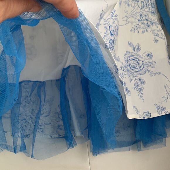 Ruby Rox Strapless Floral Dress Size 9 - Picture 7 of 10